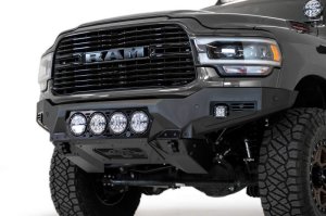 Ram 2500 Bumper - Front - Addictive Desert Designs - Bomber - Satin Black - `19-`21